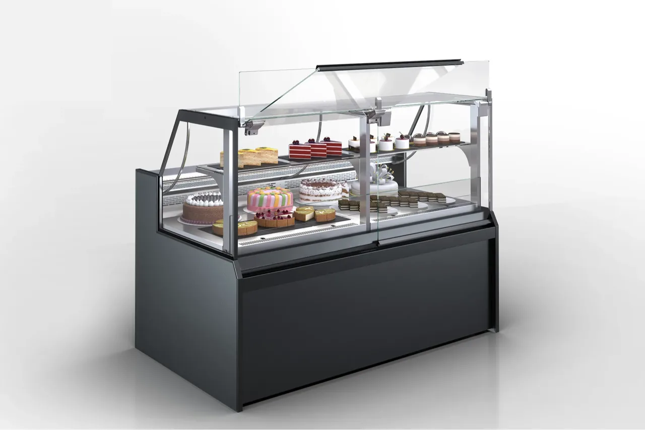 Vitrine horizontale à desserts